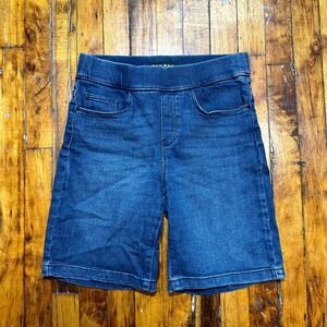 DKNY Jeans Bermuda Shorts Women's Small Blue Denim Stretch Medium Wash Outdoor